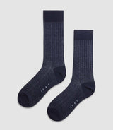 Chaussettes fil d'Ecosse marine RICOTE - IZAC