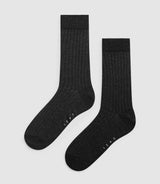 Chaussettes fil d'Ecosse noir RICOTE - IZAC