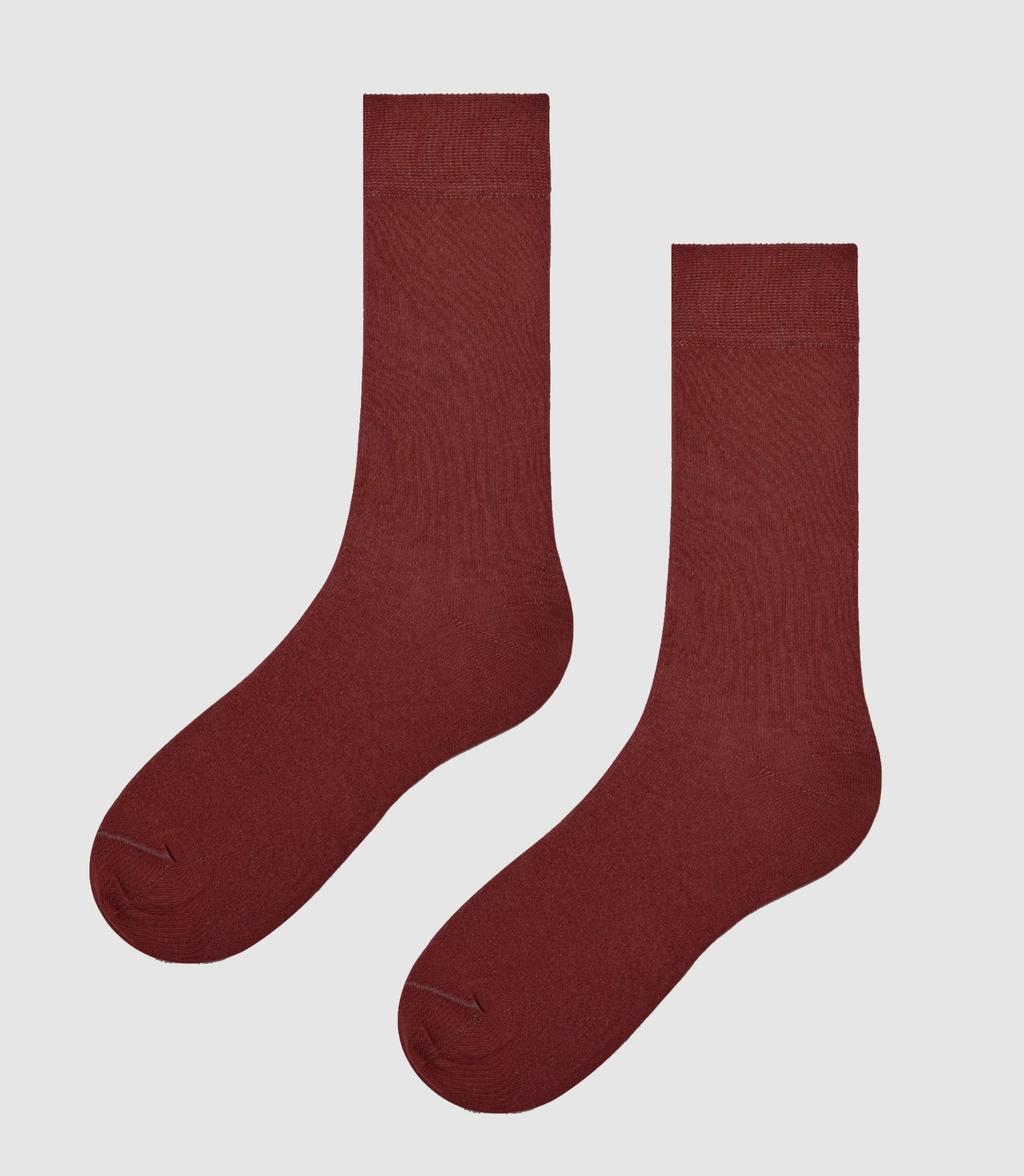 Lot de 2 chaussettes coton stretch bordeaux ROCK - IZAC