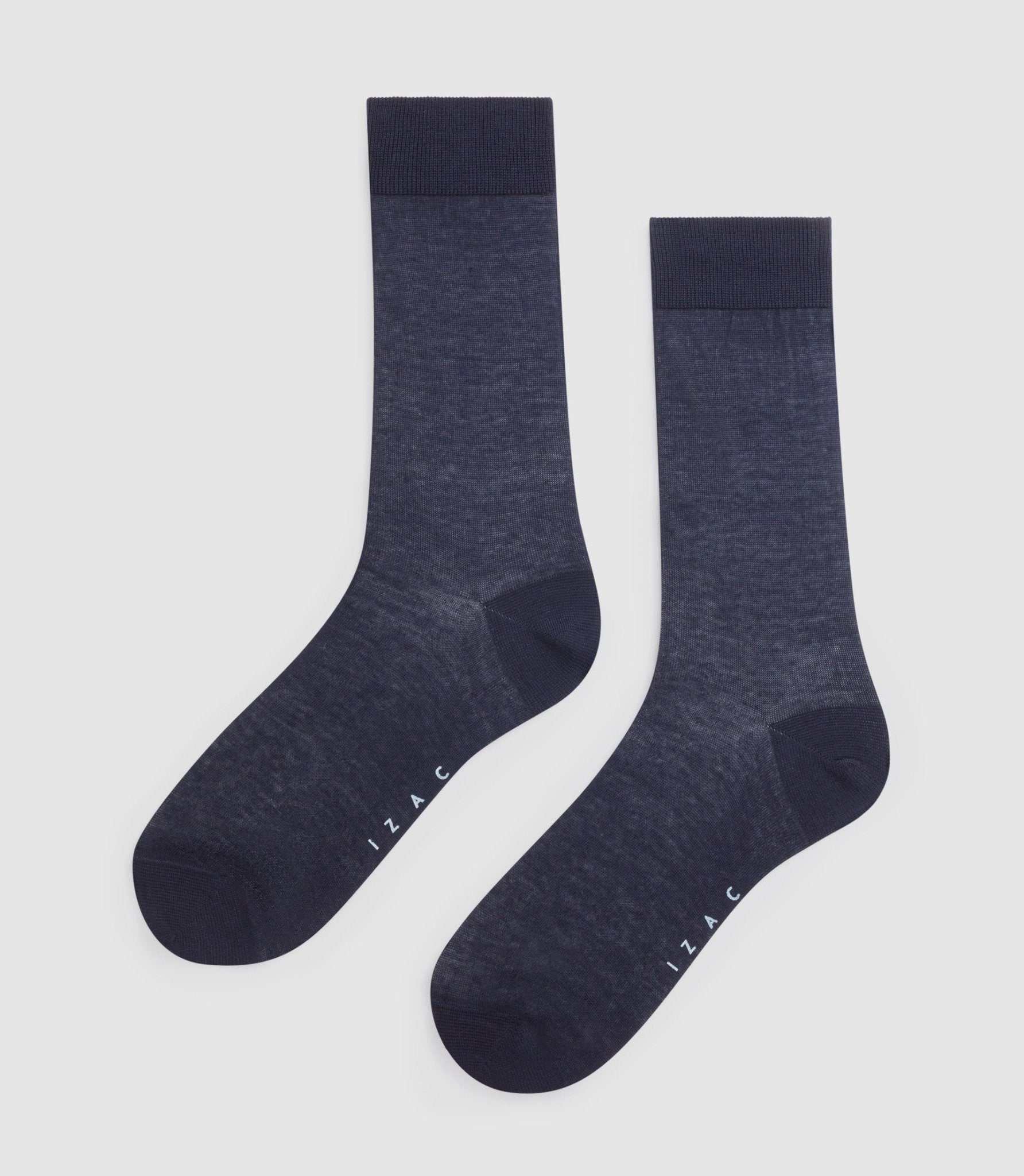 Chaussettes fil d'Ecosse marine RSEY - IZAC