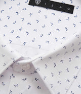 Chemise ville blanche et marine "Difast008" - IZAC