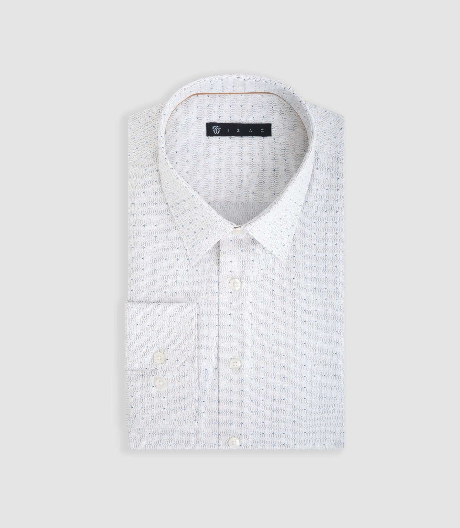 Chemise ville beige "Difast016" - IZAC