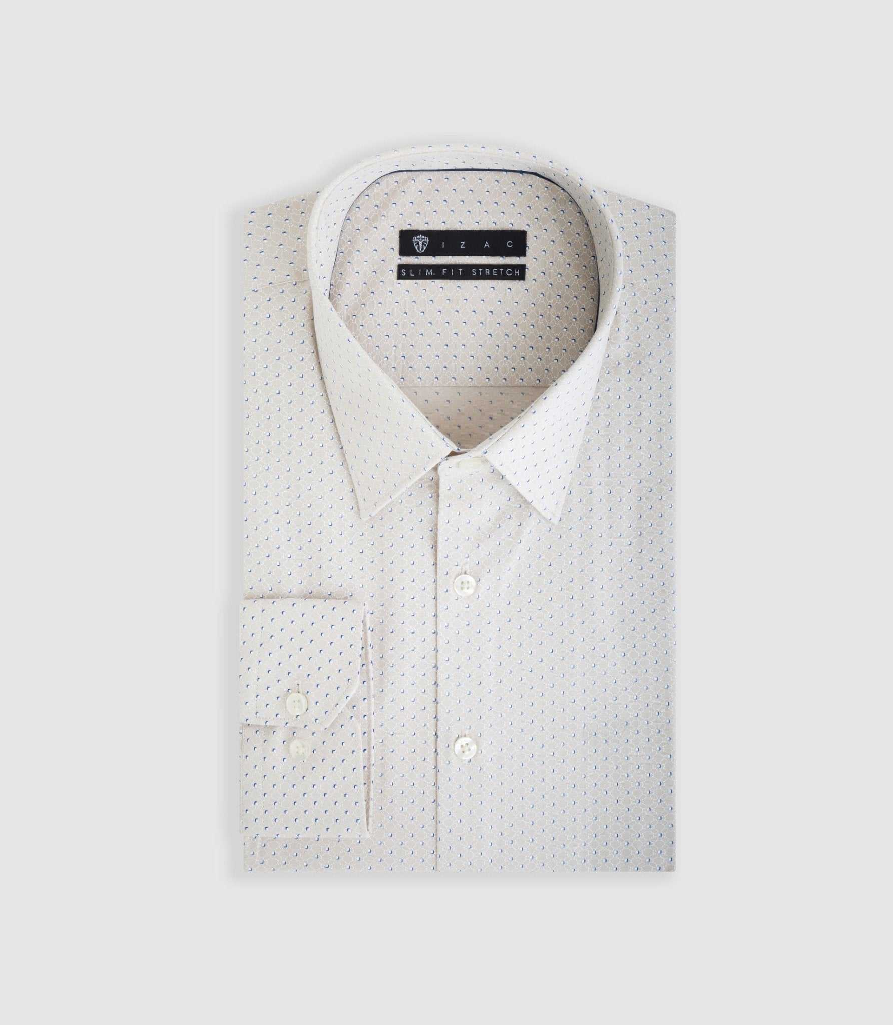 Chemise ville beige "Difast022" - IZAC
