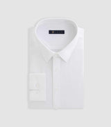 Chemise en jersey de coton blanc "Dylan" - IZAC
