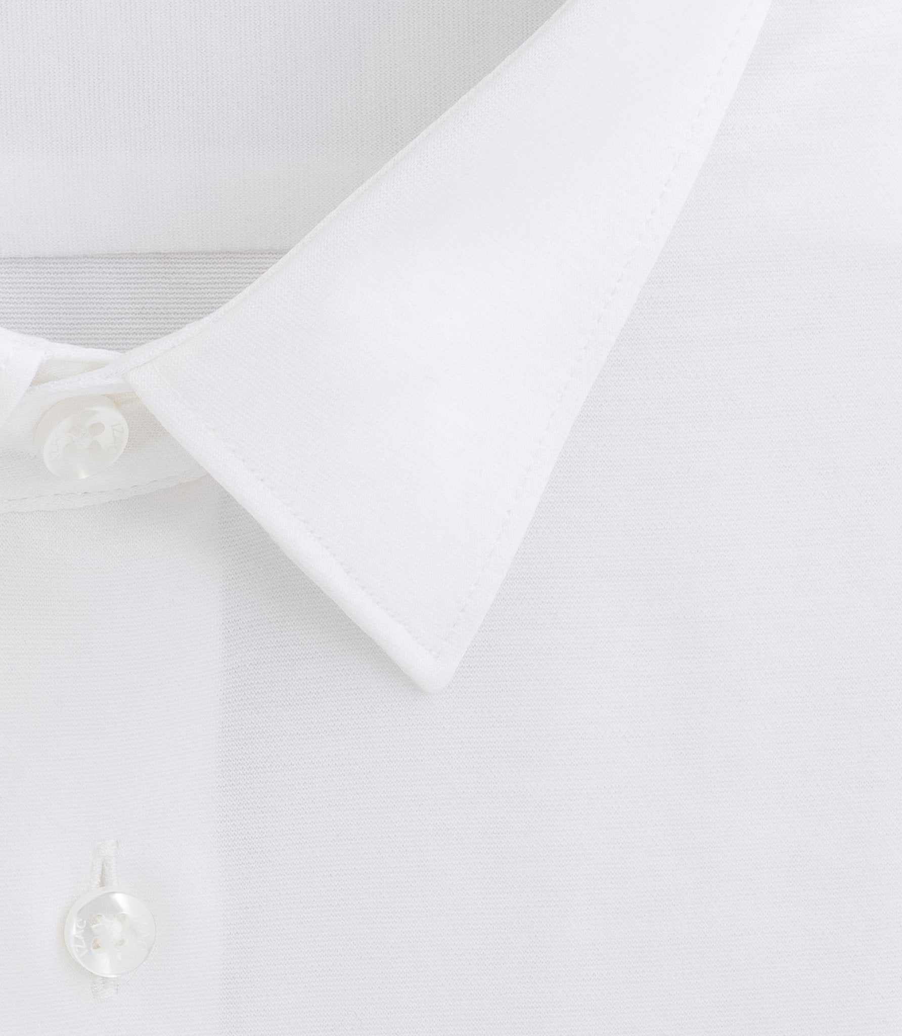 Chemise en jersey de coton blanc "Dylan" - IZAC