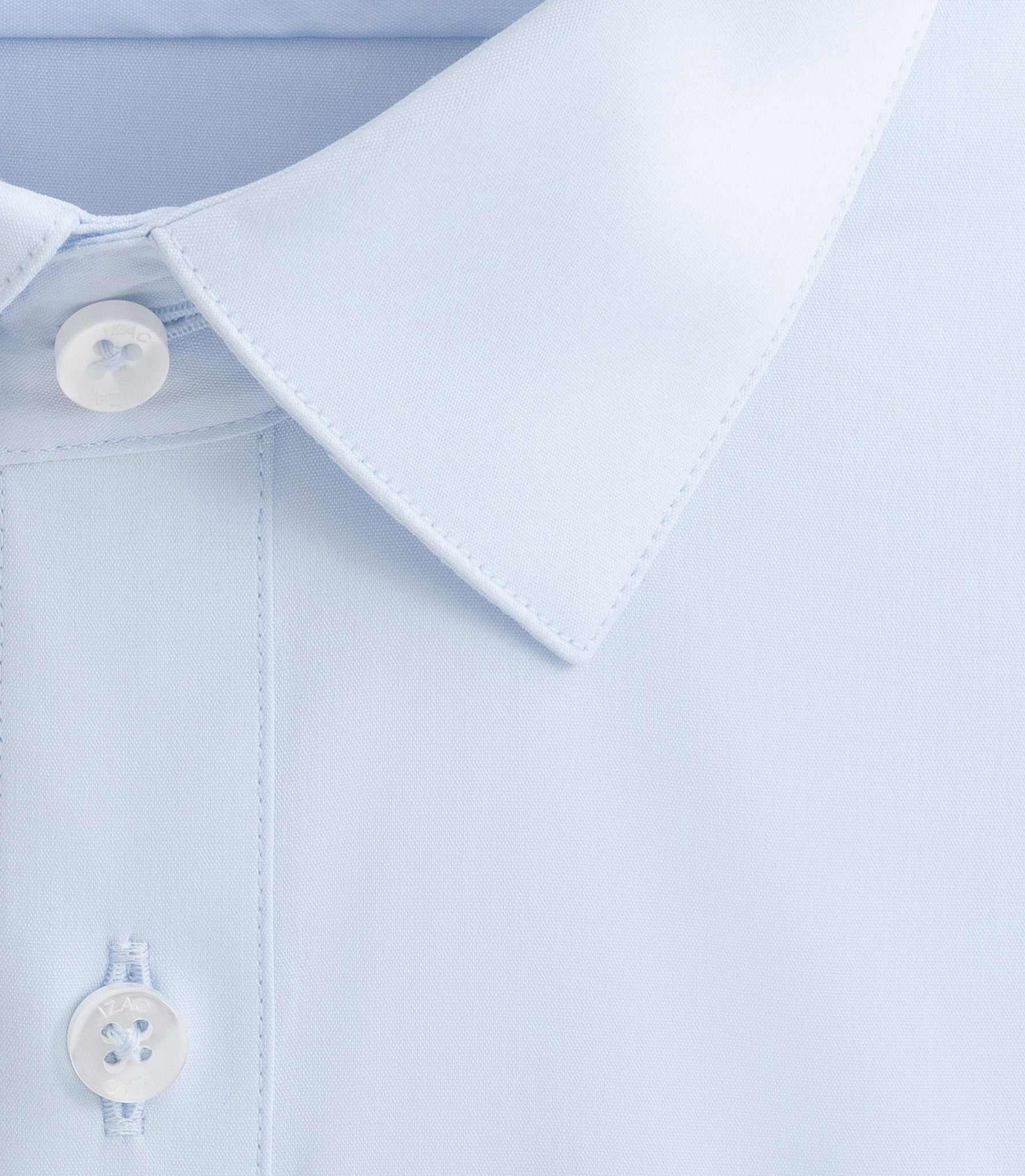 Chemise en popeline stretch ciel "Malte" - IZAC