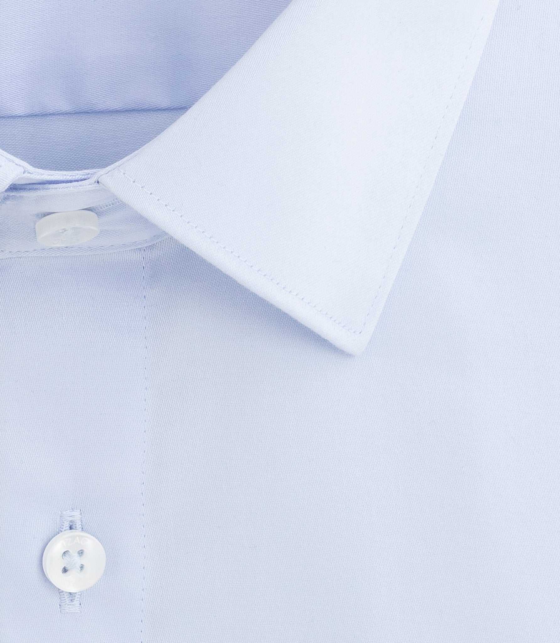 Chemise en satin stretch ciel "Sastretch" - IZAC