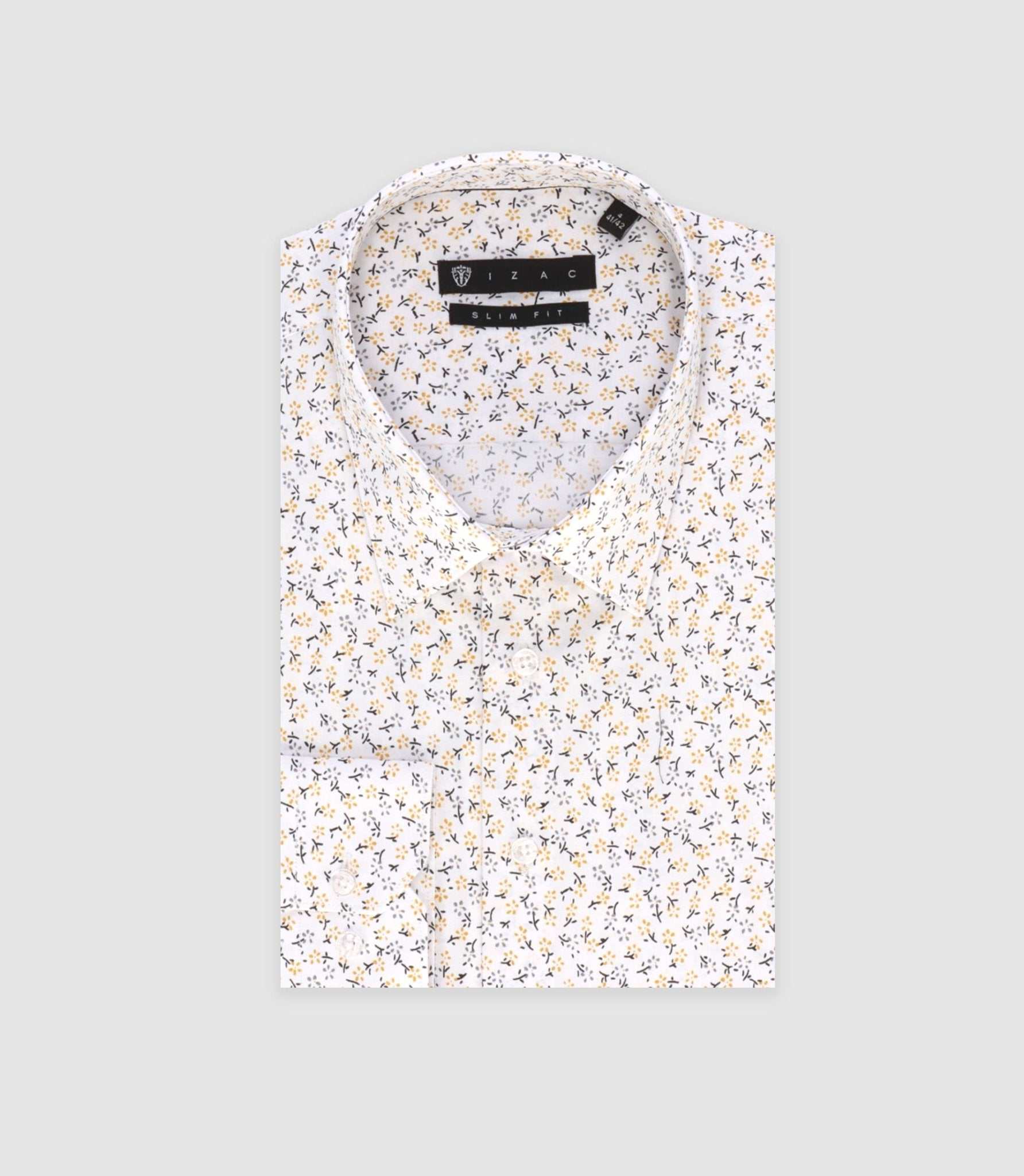Chemise ville à imprimé jaune "Tifast012" - IZAC