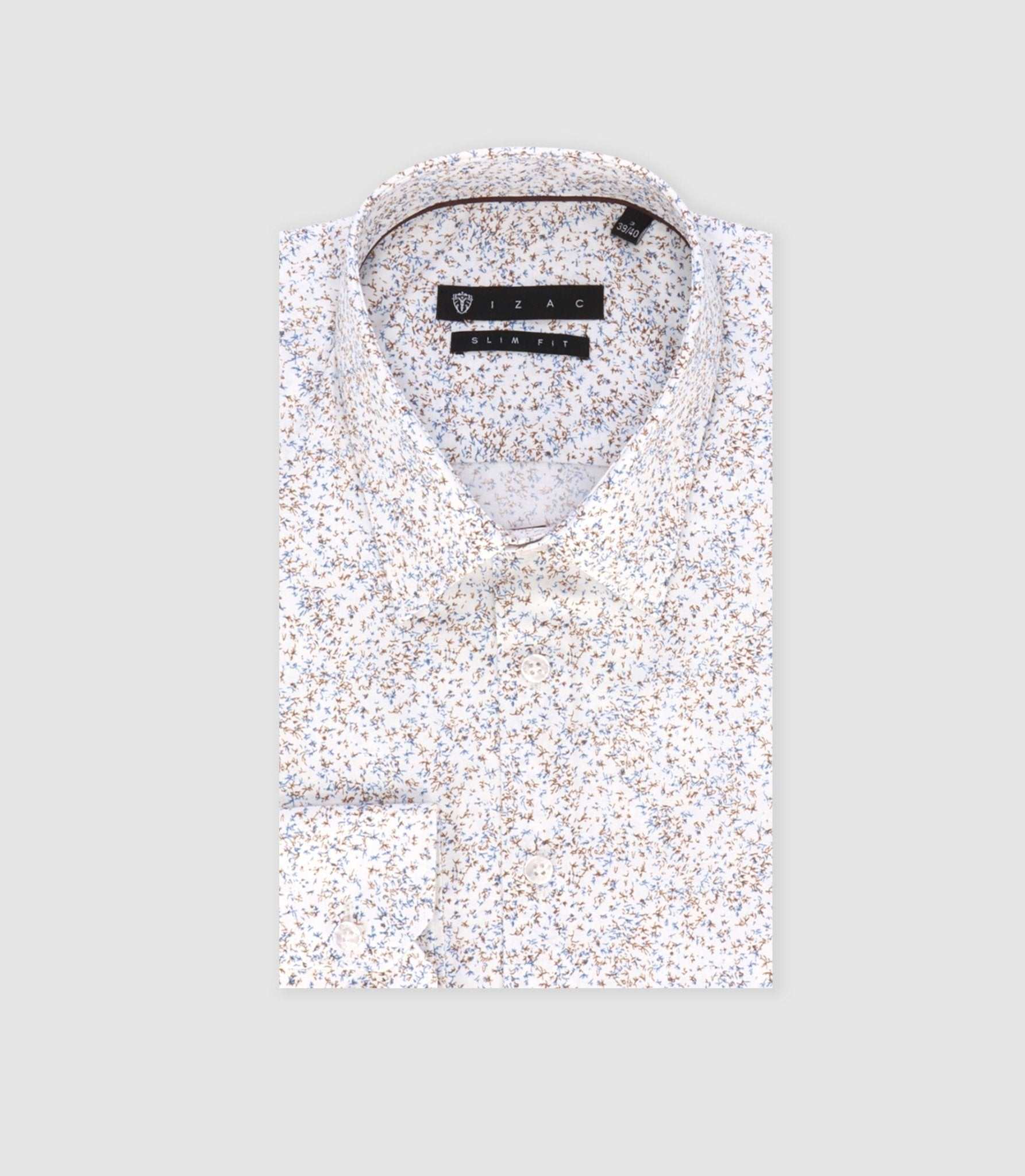 Chemise ville beige "Tifast028" - IZAC