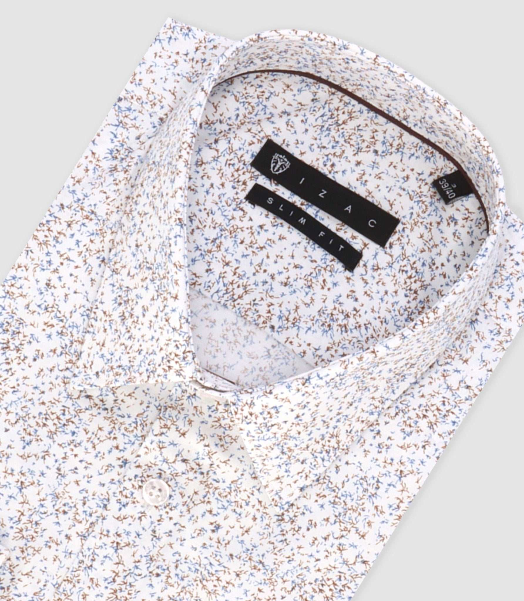 Chemise ville beige "Tifast028" - IZAC