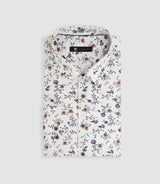 Chemise à imprimé floral blanche "Mady" - IZAC