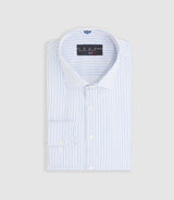 Chemise à rayures bleu ciel "Mazen" - IZAC