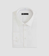 Chemise regular en satin stretch blanche SASTRETCHBSOUT - IZAC