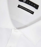 Chemise satin slim blanche "Satinslim"