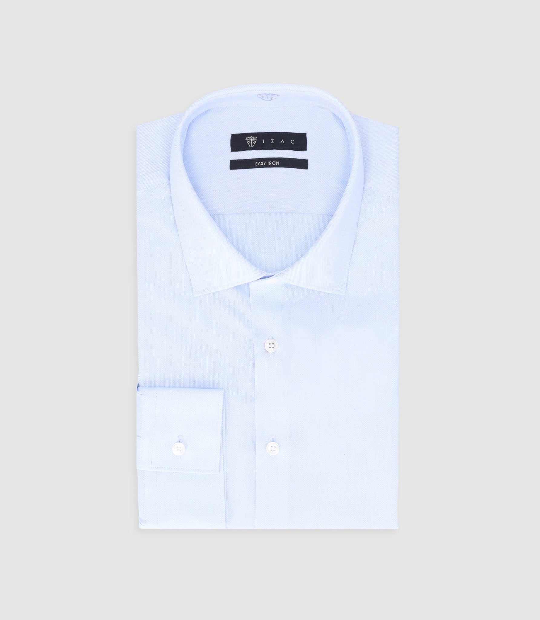 Chemise slim Easy Iron bleu MAXIME - IZAC