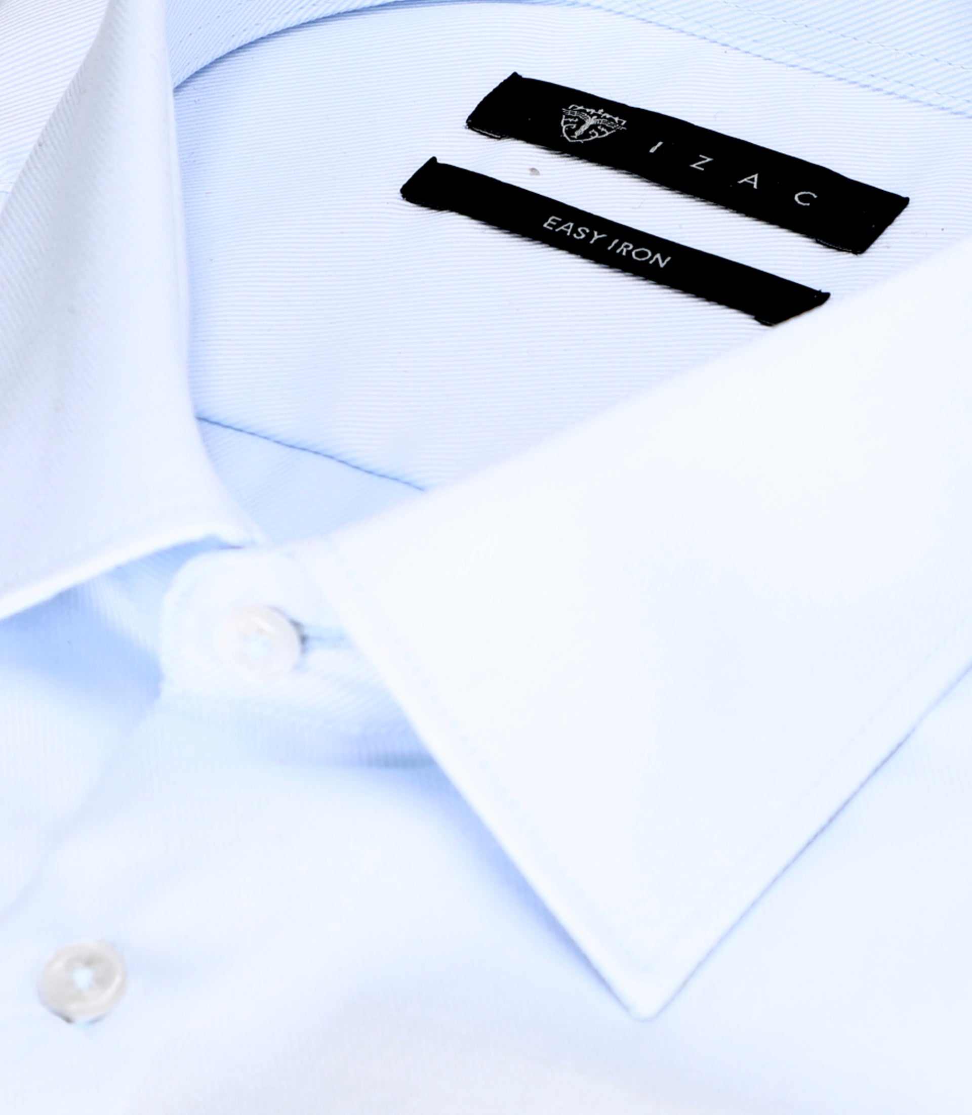 Chemise Easy Iron bleu clair MEDDY - IZAC