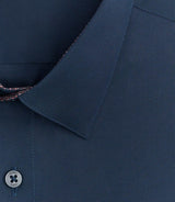 Chemise stretch fantaisie marine "Sacha" - IZAC