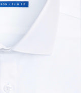 Chemise Easy Iron en coton blanc "Sake" - IZAC