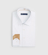 Chemise imprimée beige "Serrure" - IZAC
