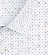 Chemise imprimée beige "Serrure" - IZAC