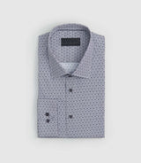 Chemise à imprimé gris "Soiree" - IZAC