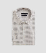Chemise imprimée blanche "Bayard" - IZAC