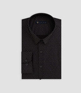 Chemise imprimé micro motif noir "Becci" - IZAC