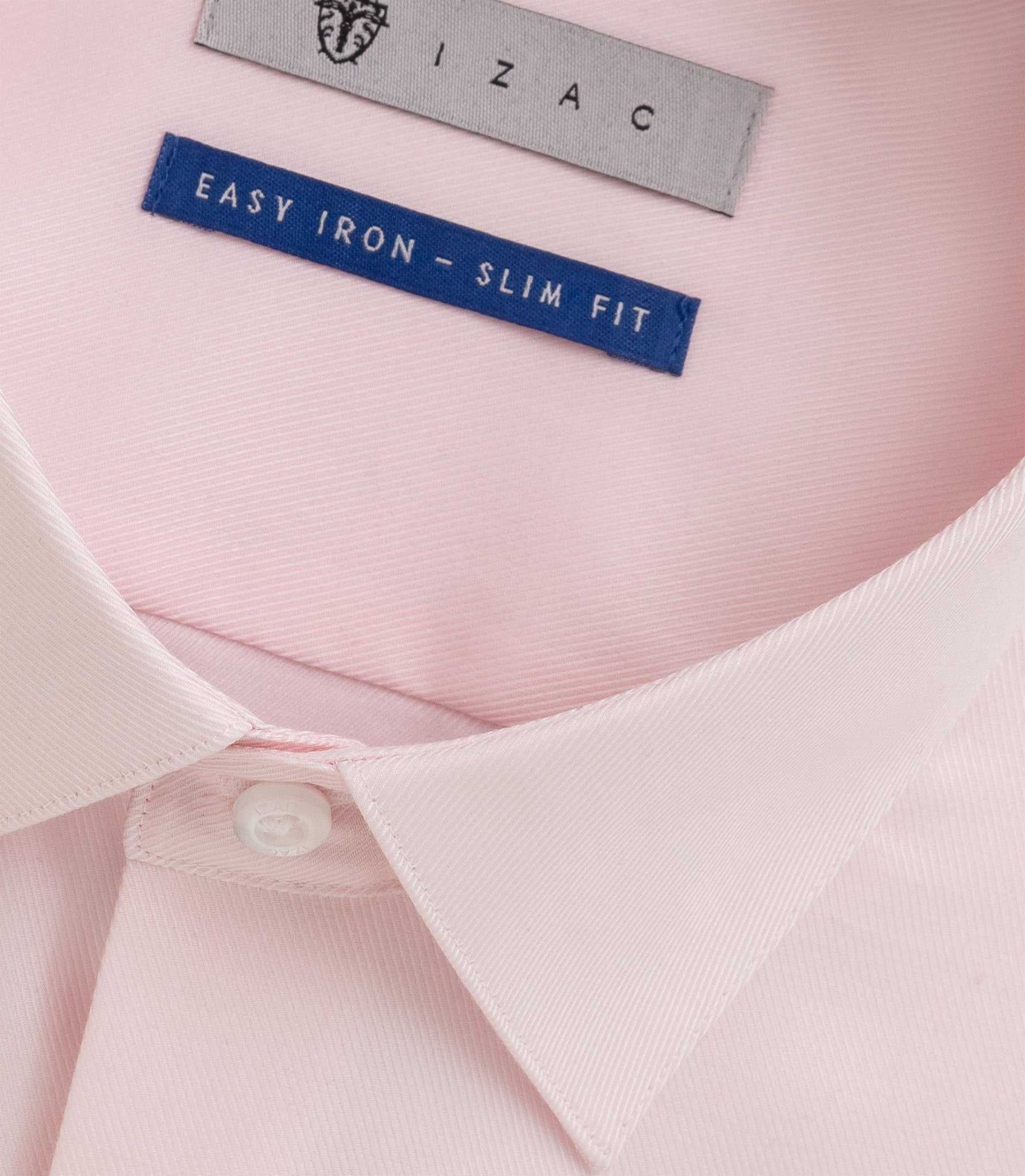 Chemise easy iron rose "Benson" - IZAC