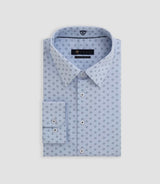 Chemise imprimée ciel "Bruce" - IZAC