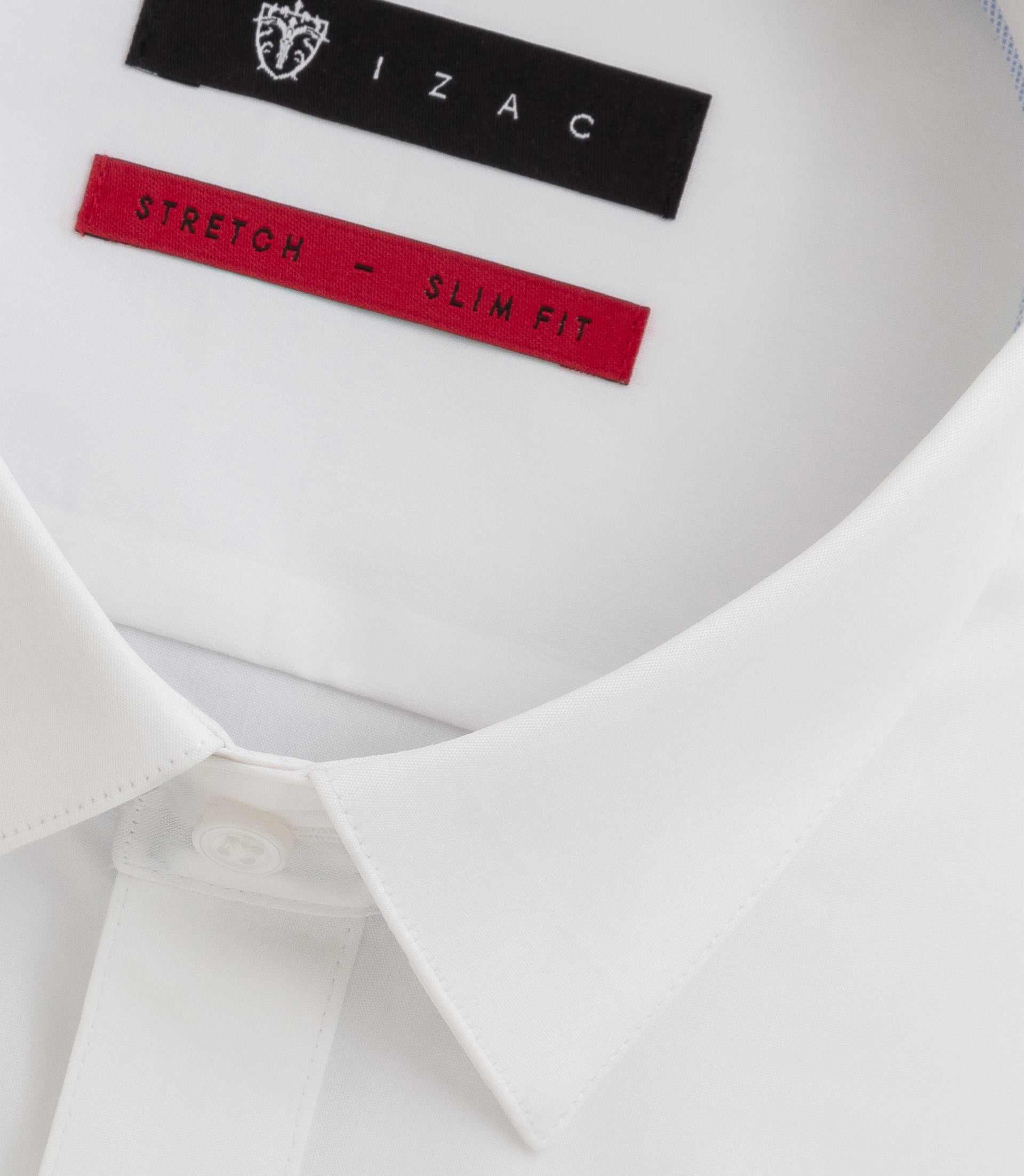 Chemise en popeline stretch blanche MALTE2 - IZAC