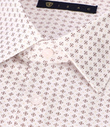 Chemise à imprimé micro motifs blanc PEDROBT - IZAC