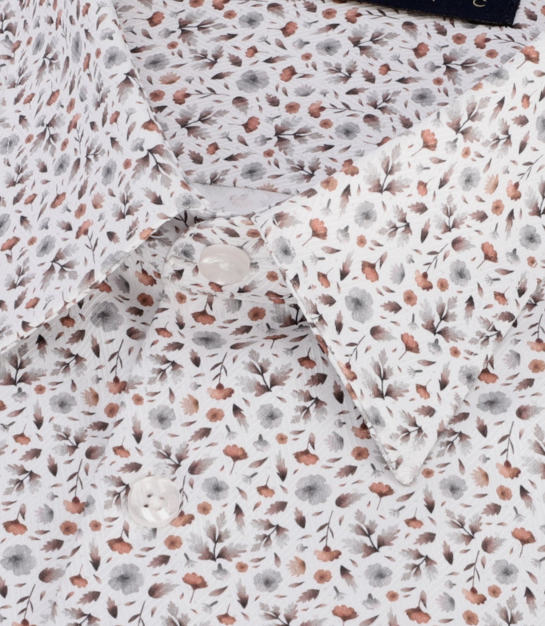 Chemise à imprimé floral blanc PEETER - IZAC