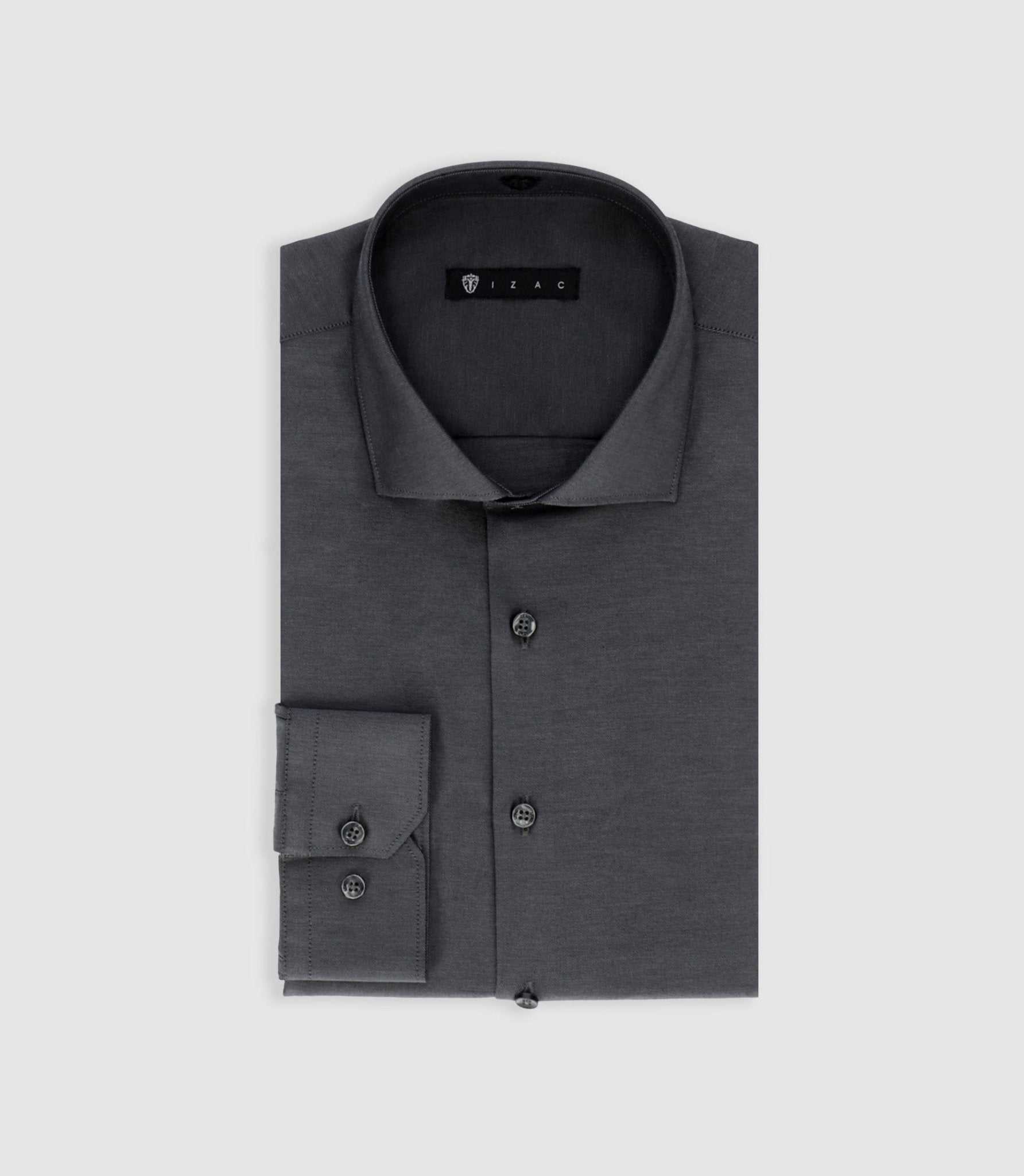 Chemise regular anthracite PEYO - IZAC