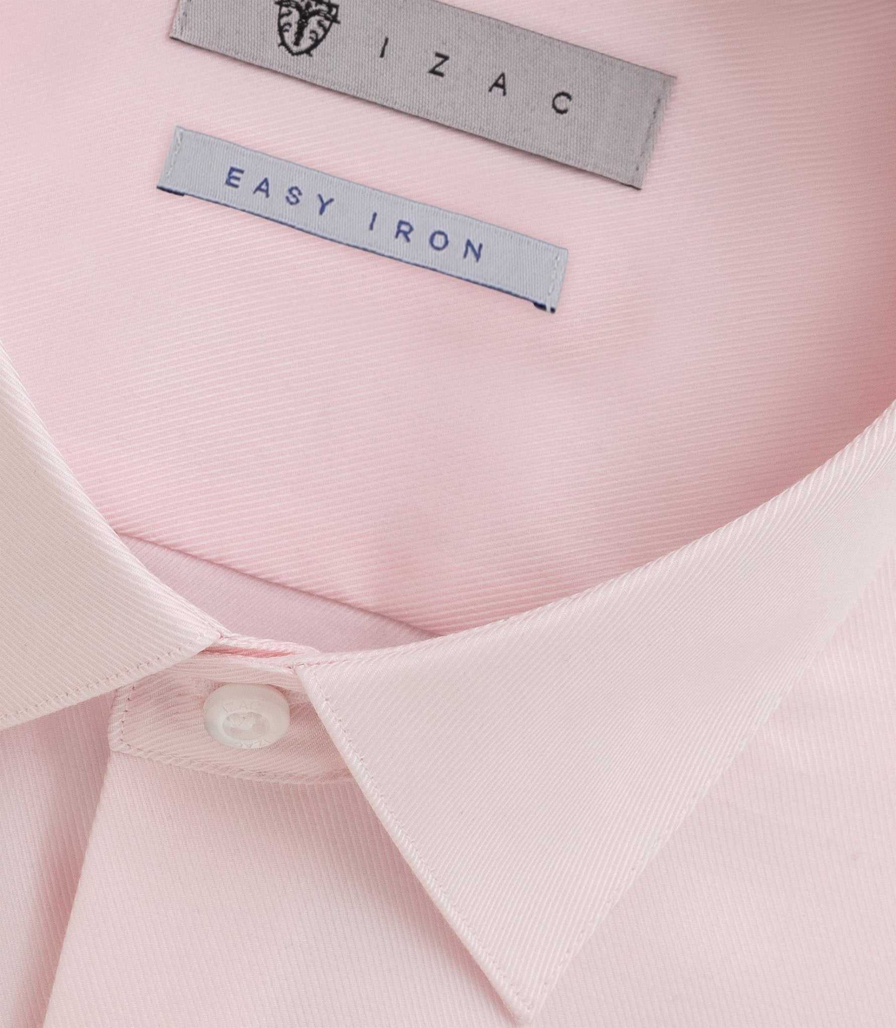 Chemise easy iron rose PRINCE - IZAC