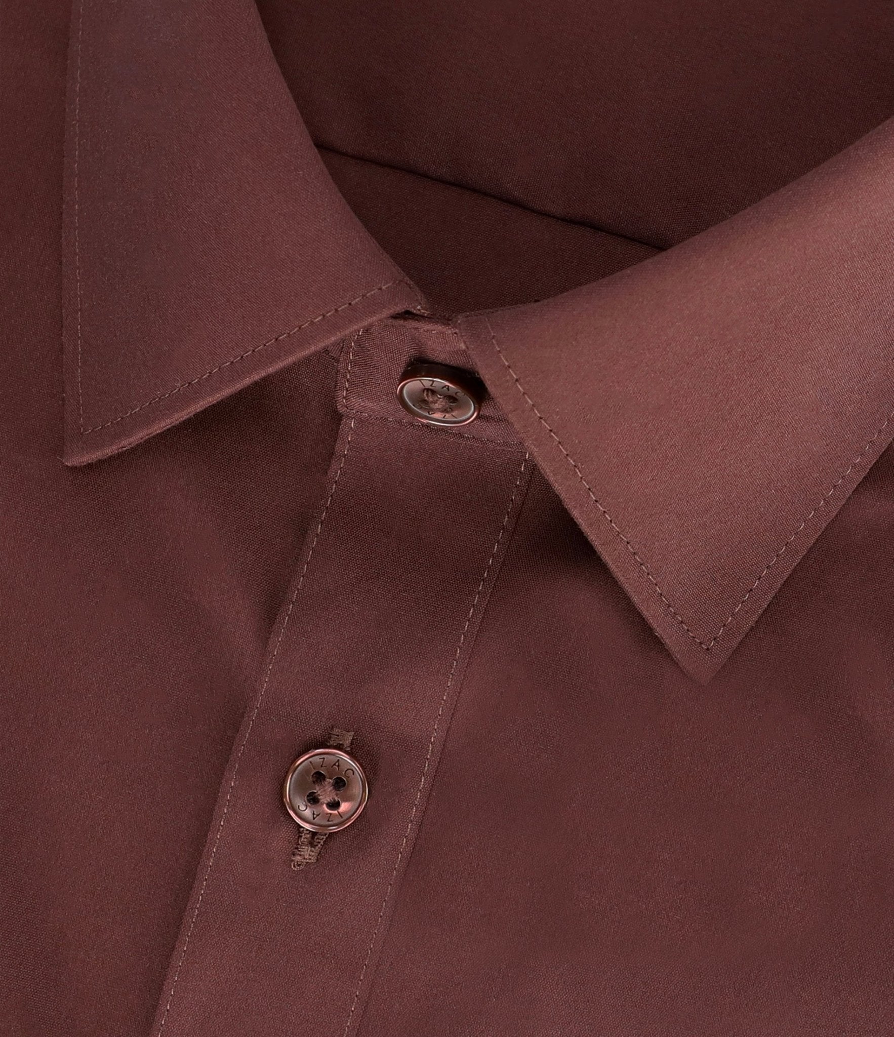 Chemise MALTE MARRON - FONCE - IZAC