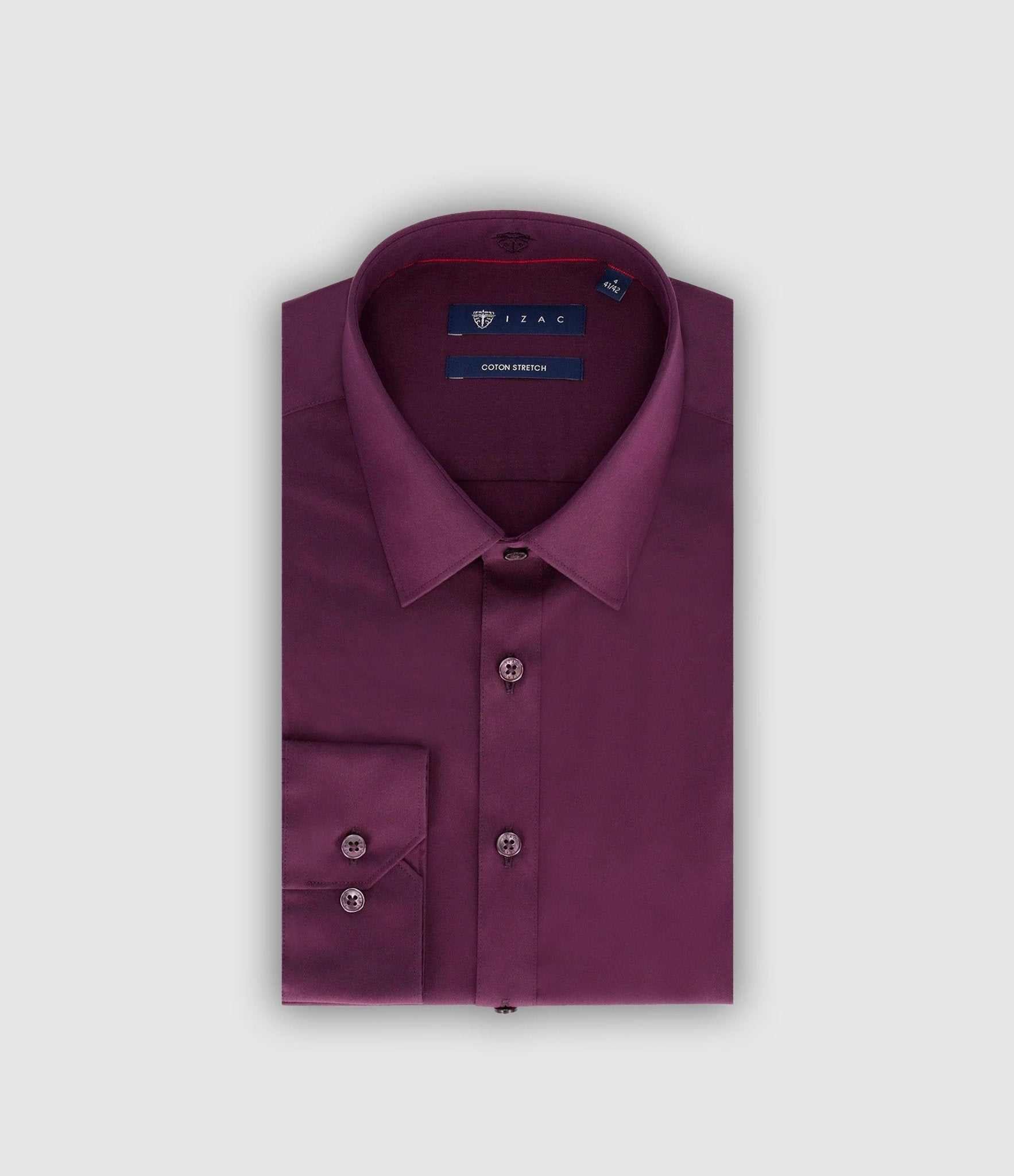 Chemise prune MALTE - IZAC