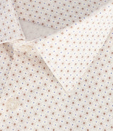 Chemise ville imprimée blanc marron PAIGE - IZAC