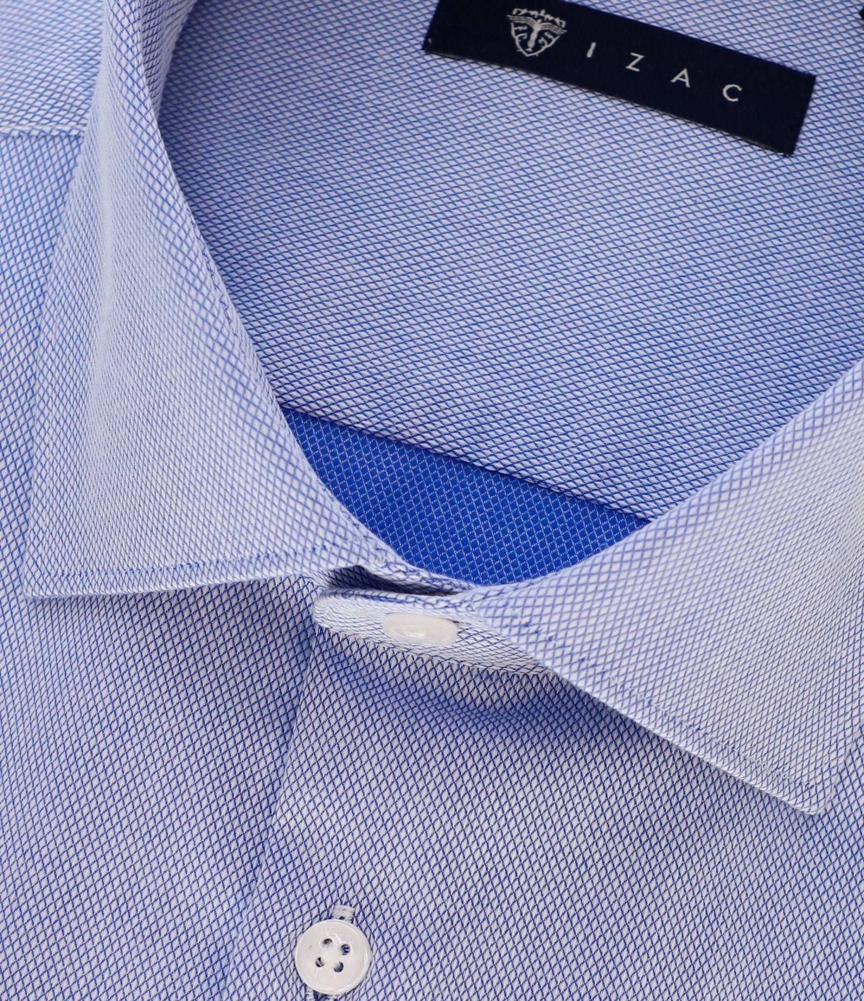 Chemise repassage facile bleu ciel PASCAL - IZAC