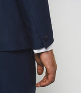 Costume cérémonie col châle bleu "Fabio" - IZAC