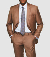 Costume laine marron "Figlio" - IZAC