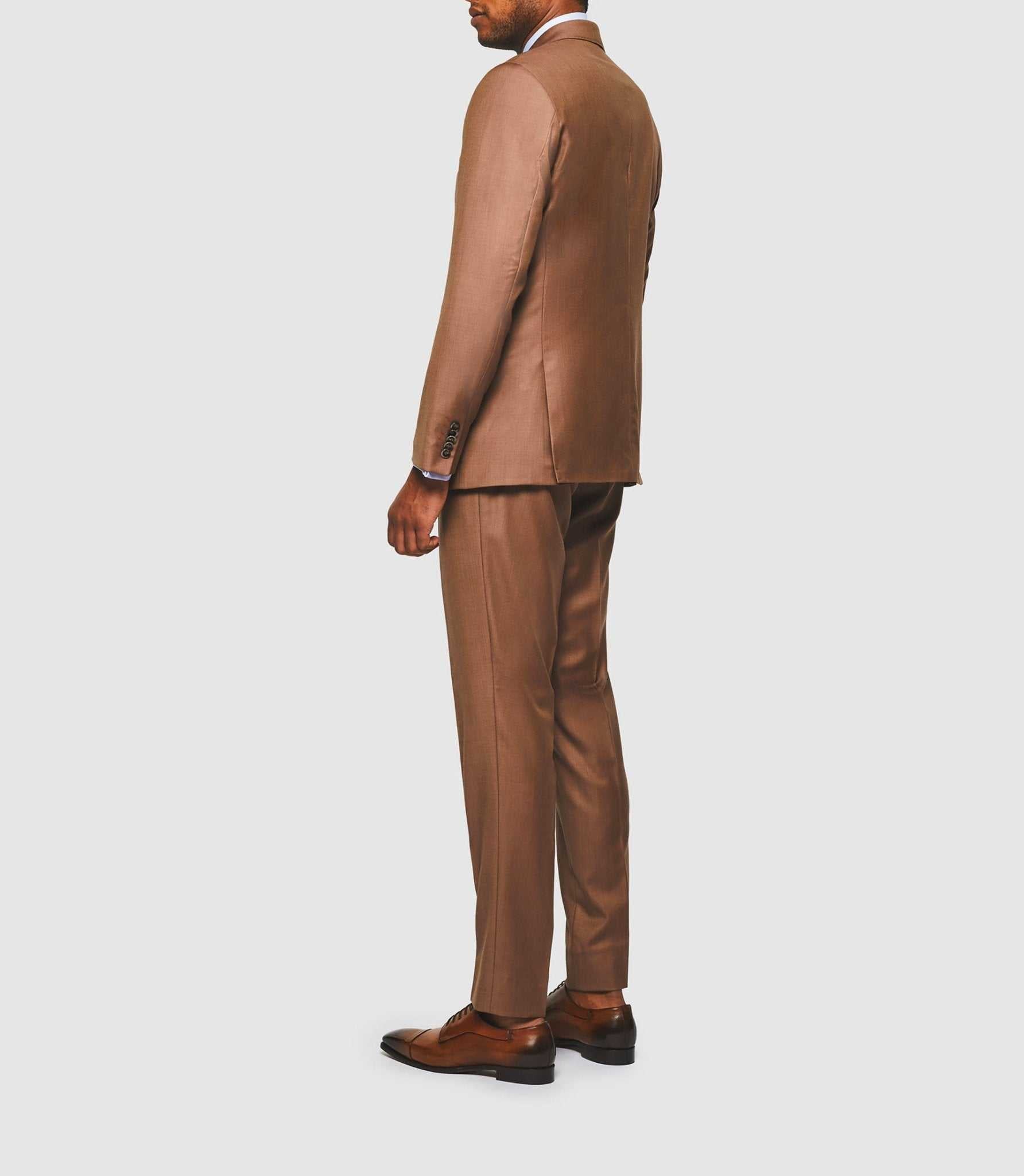 Costume laine marron "Figlio" - IZAC