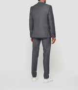 Costume 2 boutons laine gris moyen "Flatteur" - IZAC