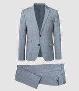 Costume 2 boutons bleu ciel "Flea" - IZAC
