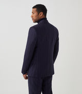 Costume croisé à rayures marine "Audacieux" - IZAC