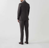 Costume en laine marron "Talent" - IZAC