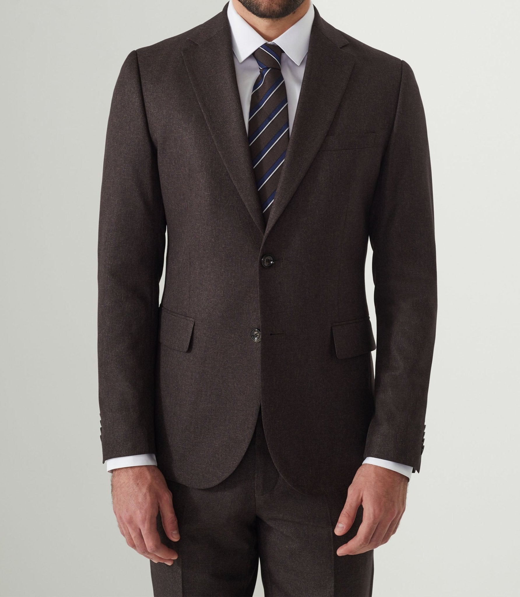 Costume faux uni marron "Tenebreux" - IZAC