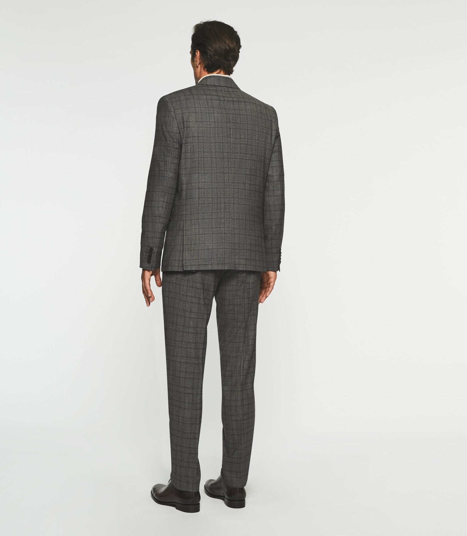 Costume à carreaux marron LUCCIANO - IZAC
