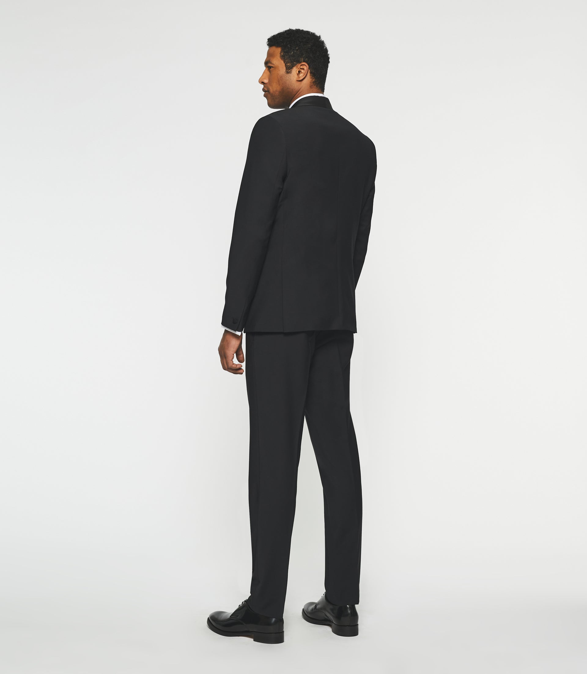 Costume cérémonie en laine noir LUXE - IZAC