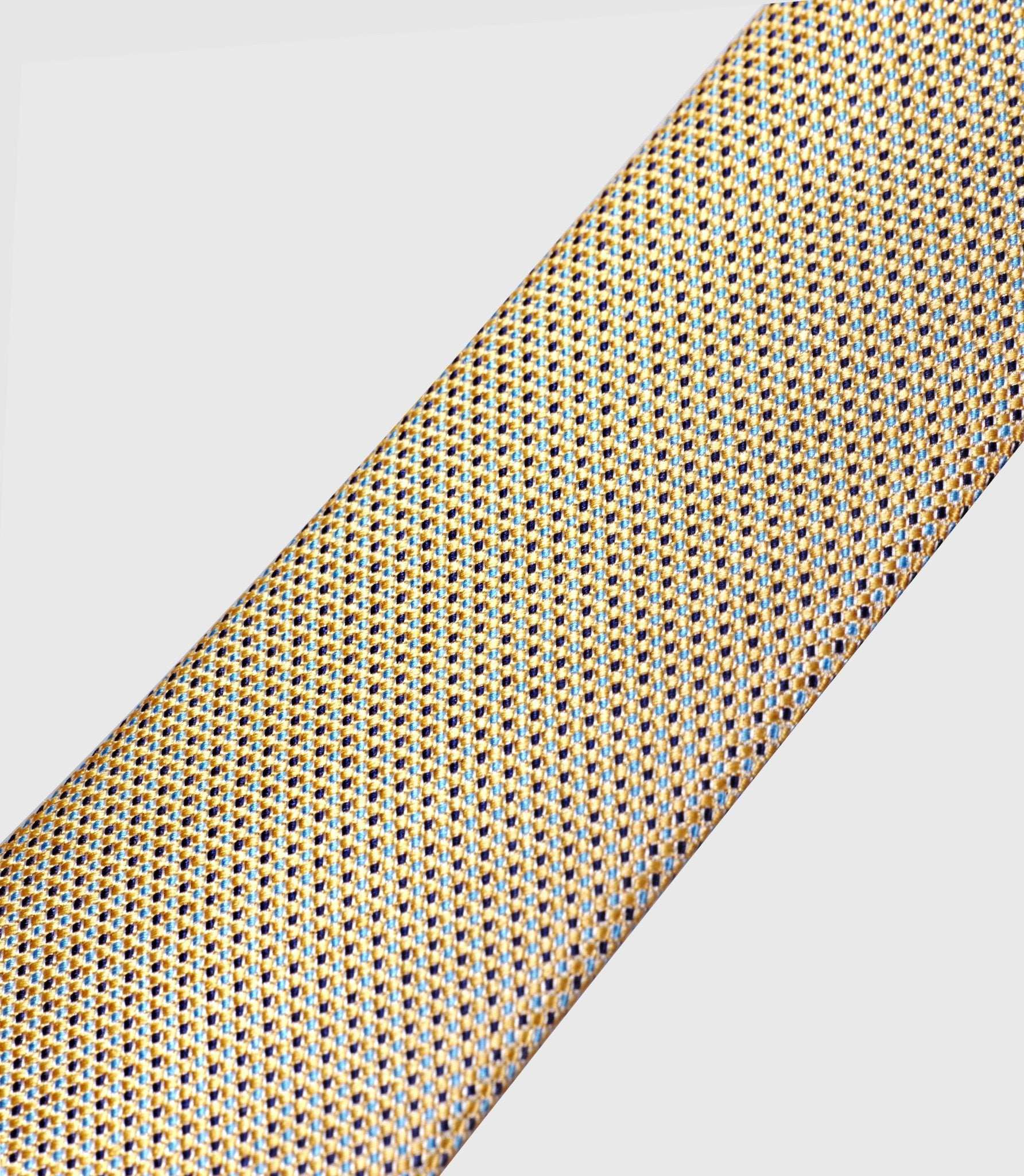 Cravate Classique 7cm Jaune - fonce "Cadwal" - IZAC