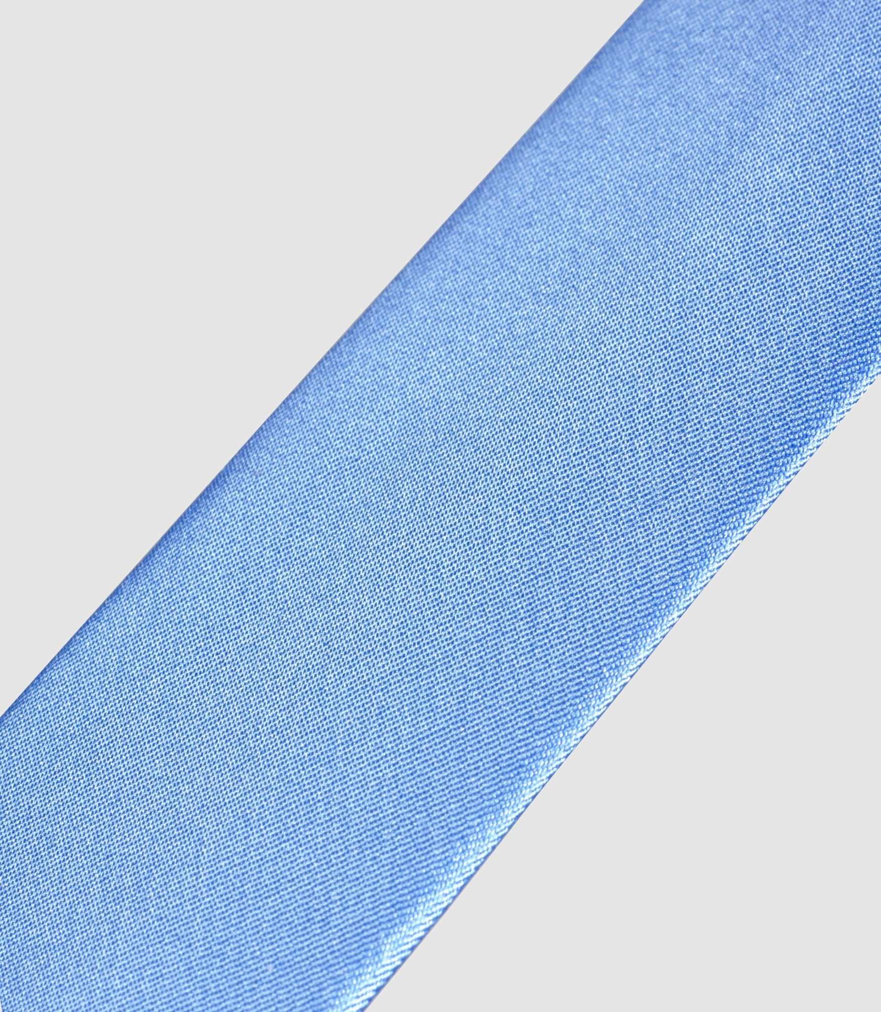 Cravate classique 7cm bleu "Calvin" - IZAC